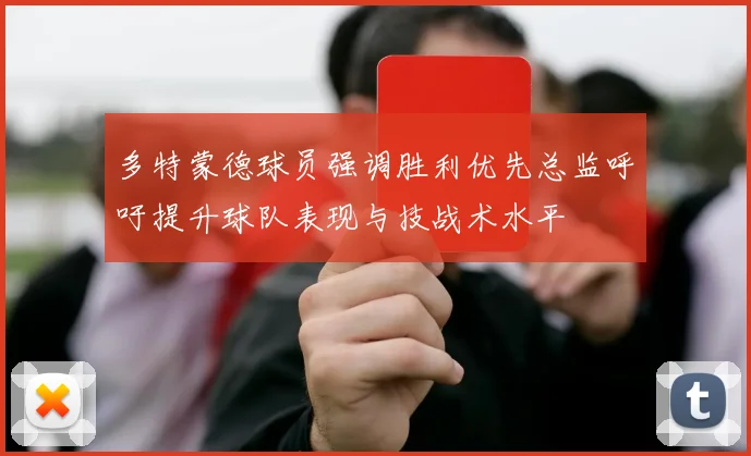 多特蒙德球员强调胜利优先总监呼吁提升球队表现与技战术水平